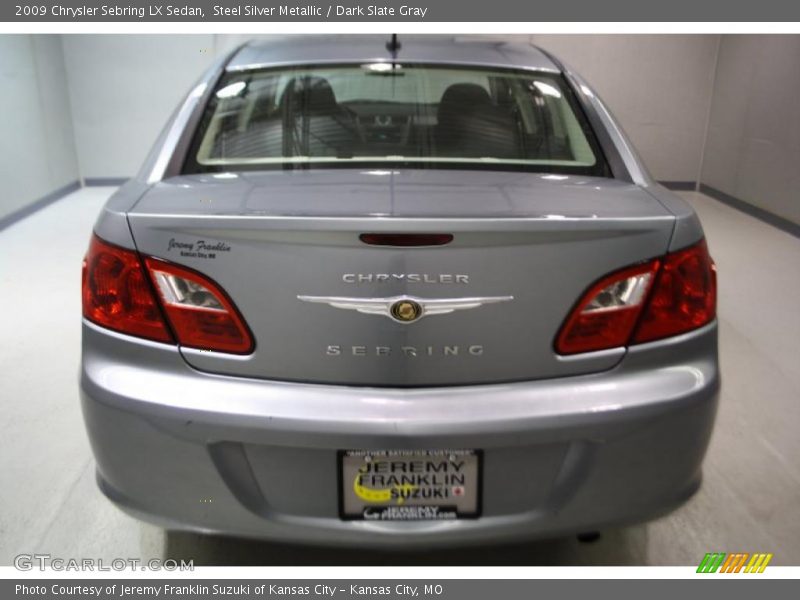 Steel Silver Metallic / Dark Slate Gray 2009 Chrysler Sebring LX Sedan