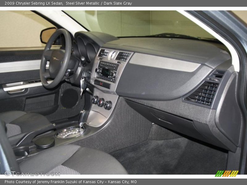 Steel Silver Metallic / Dark Slate Gray 2009 Chrysler Sebring LX Sedan