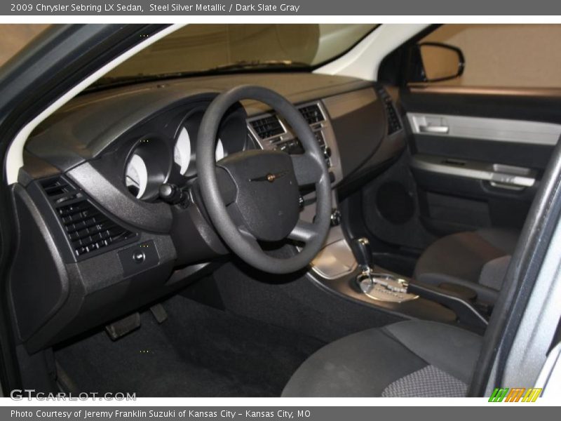 Steel Silver Metallic / Dark Slate Gray 2009 Chrysler Sebring LX Sedan