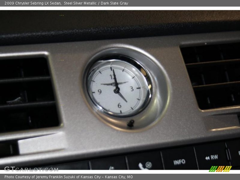 Steel Silver Metallic / Dark Slate Gray 2009 Chrysler Sebring LX Sedan