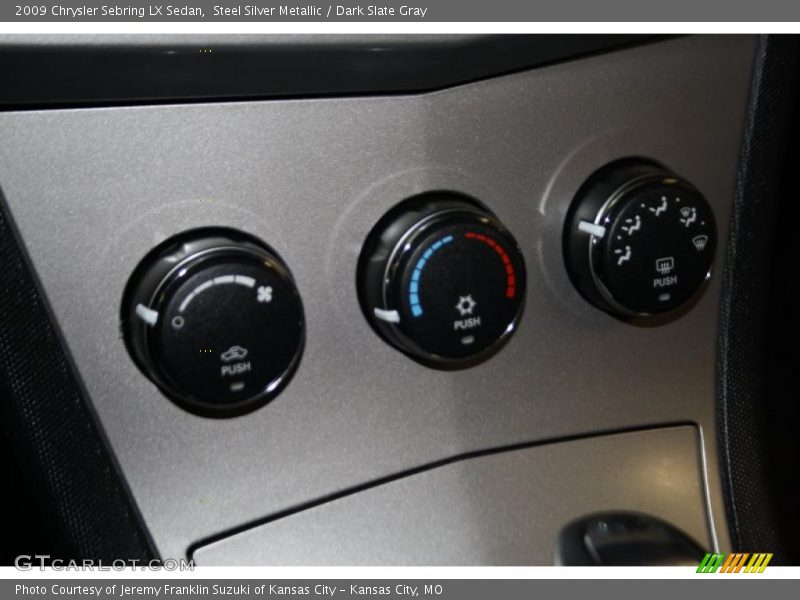 Steel Silver Metallic / Dark Slate Gray 2009 Chrysler Sebring LX Sedan
