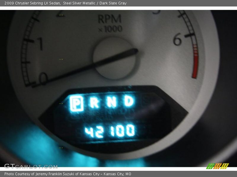 Steel Silver Metallic / Dark Slate Gray 2009 Chrysler Sebring LX Sedan