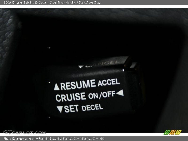 Steel Silver Metallic / Dark Slate Gray 2009 Chrysler Sebring LX Sedan