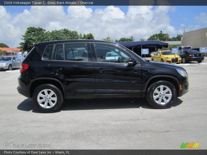 Deep Black Metallic / Charcoal 2009 Volkswagen Tiguan S