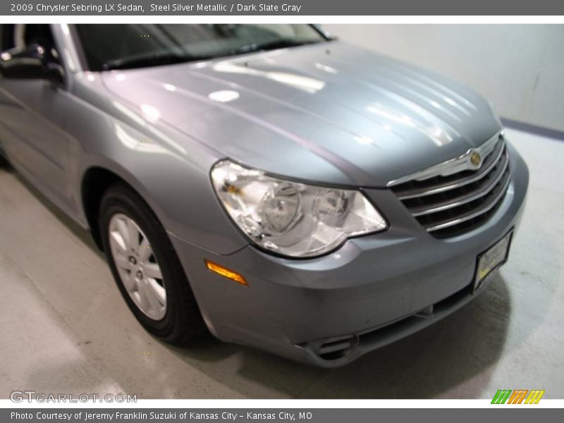 Steel Silver Metallic / Dark Slate Gray 2009 Chrysler Sebring LX Sedan