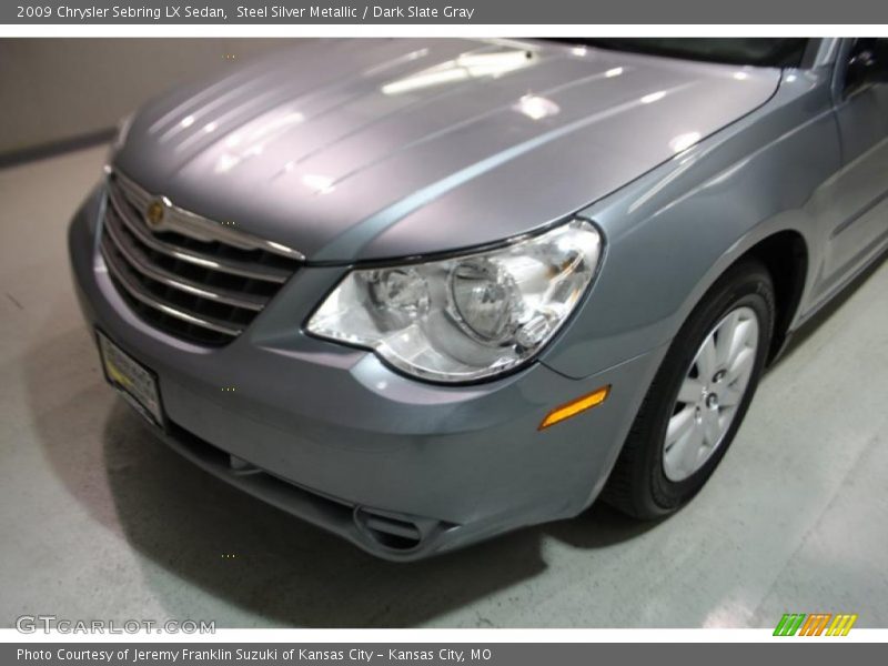 Steel Silver Metallic / Dark Slate Gray 2009 Chrysler Sebring LX Sedan