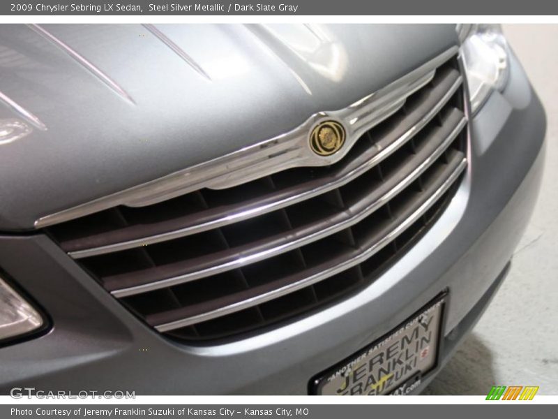 Steel Silver Metallic / Dark Slate Gray 2009 Chrysler Sebring LX Sedan