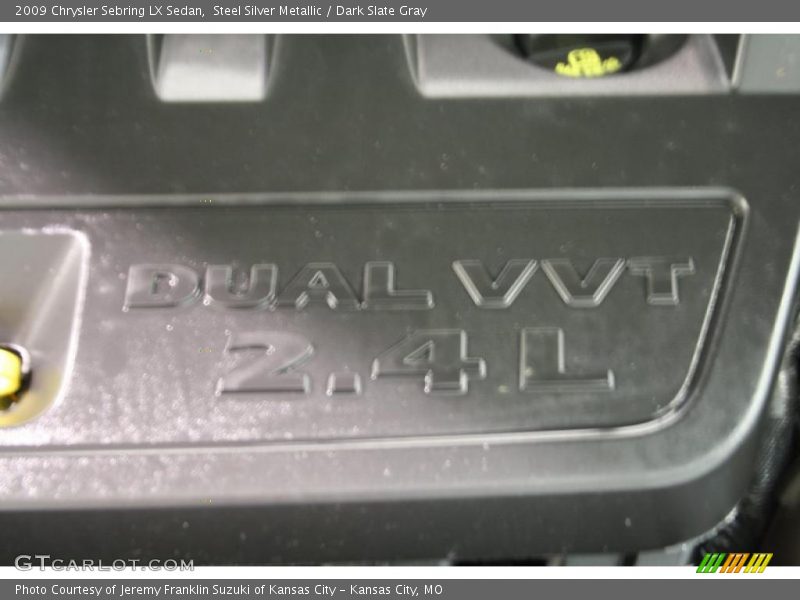 Steel Silver Metallic / Dark Slate Gray 2009 Chrysler Sebring LX Sedan