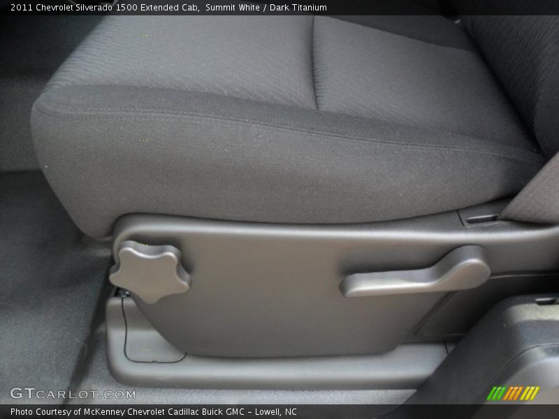 Summit White / Dark Titanium 2011 Chevrolet Silverado 1500 Extended Cab