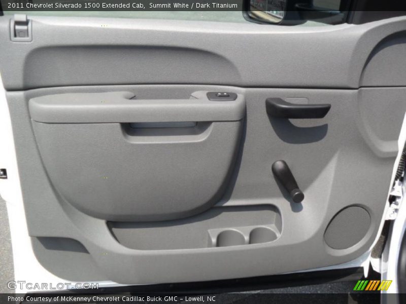 Summit White / Dark Titanium 2011 Chevrolet Silverado 1500 Extended Cab