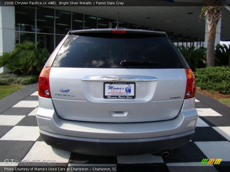 Bright Silver Metallic / Pastel Slate Gray 2008 Chrysler Pacifica LX AWD