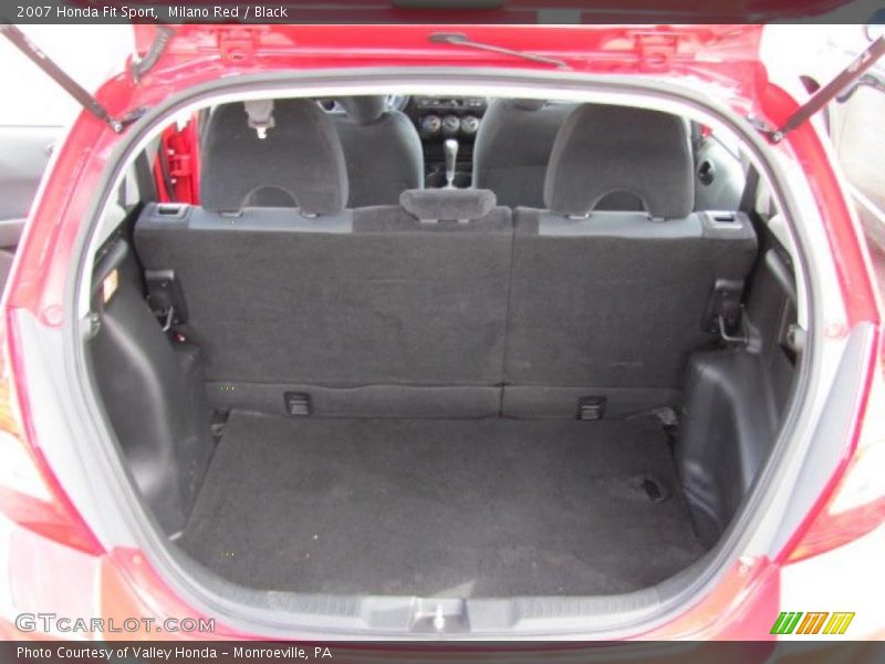 Milano Red / Black 2007 Honda Fit Sport