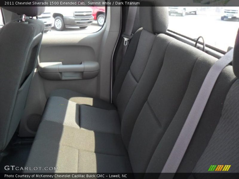 Summit White / Dark Titanium 2011 Chevrolet Silverado 1500 Extended Cab