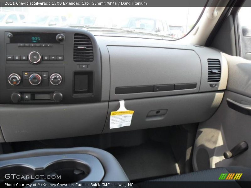 Summit White / Dark Titanium 2011 Chevrolet Silverado 1500 Extended Cab