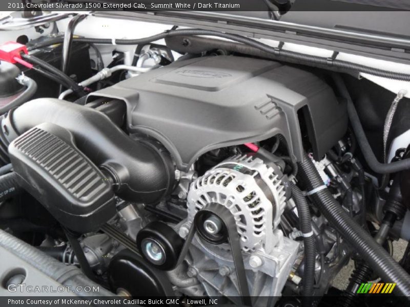 Summit White / Dark Titanium 2011 Chevrolet Silverado 1500 Extended Cab