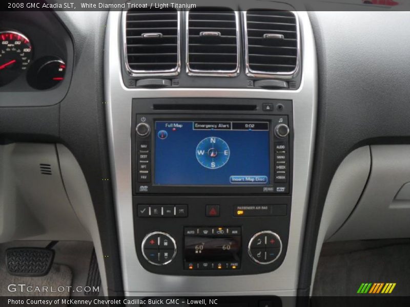 White Diamond Tricoat / Light Titanium 2008 GMC Acadia SLT