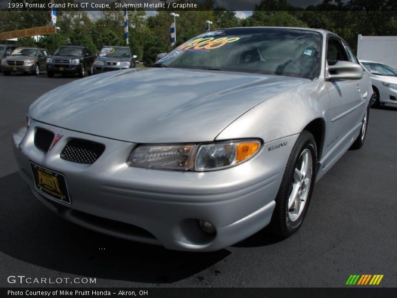 Silvermist Metallic / Graphite 1999 Pontiac Grand Prix GT Coupe
