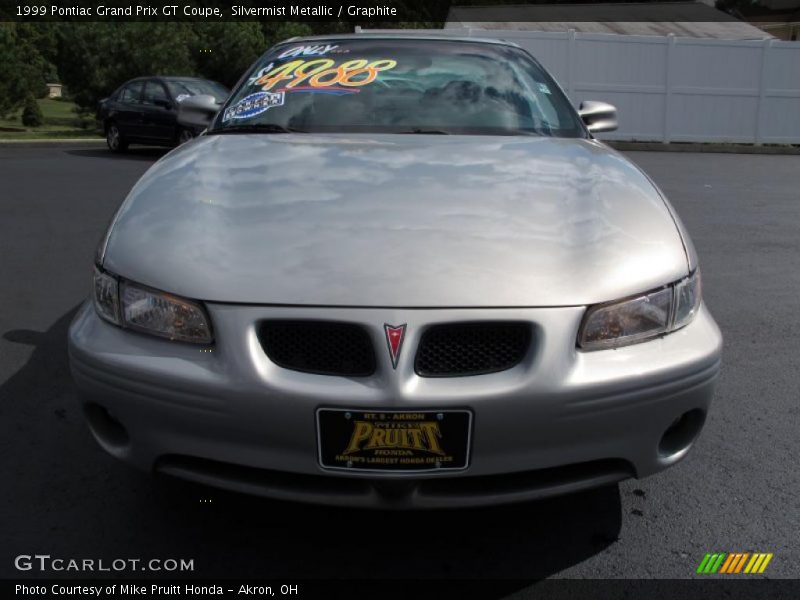 Silvermist Metallic / Graphite 1999 Pontiac Grand Prix GT Coupe