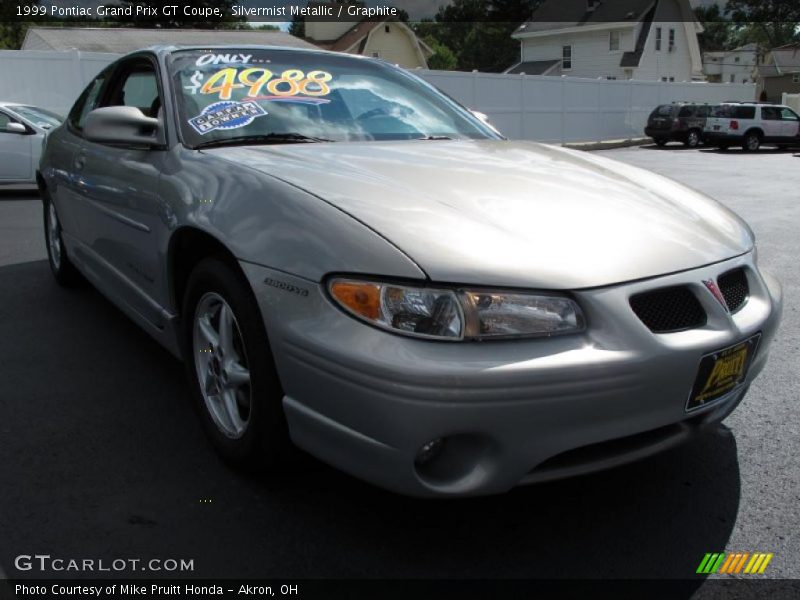 Silvermist Metallic / Graphite 1999 Pontiac Grand Prix GT Coupe