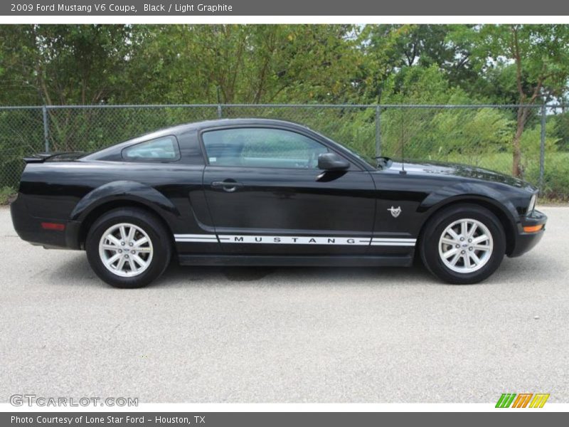 Black / Light Graphite 2009 Ford Mustang V6 Coupe