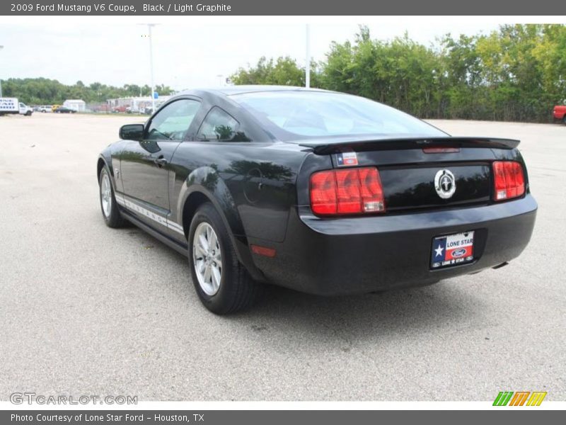 Black / Light Graphite 2009 Ford Mustang V6 Coupe