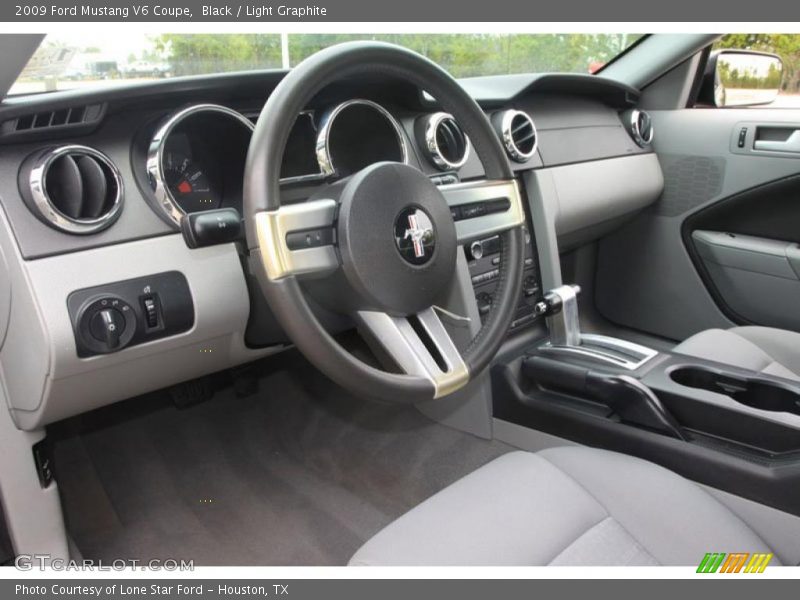 Black / Light Graphite 2009 Ford Mustang V6 Coupe