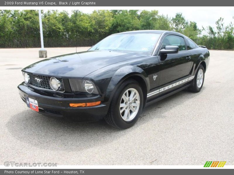 Black / Light Graphite 2009 Ford Mustang V6 Coupe