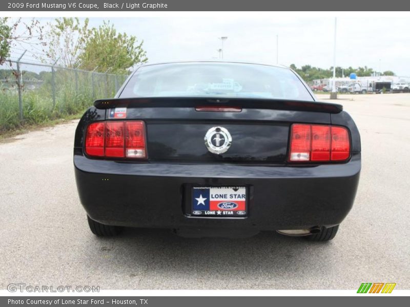 Black / Light Graphite 2009 Ford Mustang V6 Coupe