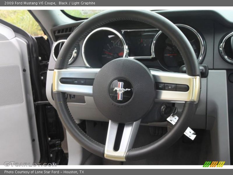 Black / Light Graphite 2009 Ford Mustang V6 Coupe