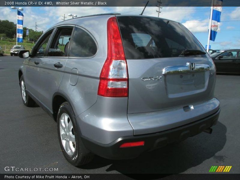 Whistler Silver Metallic / Black 2008 Honda CR-V EX 4WD
