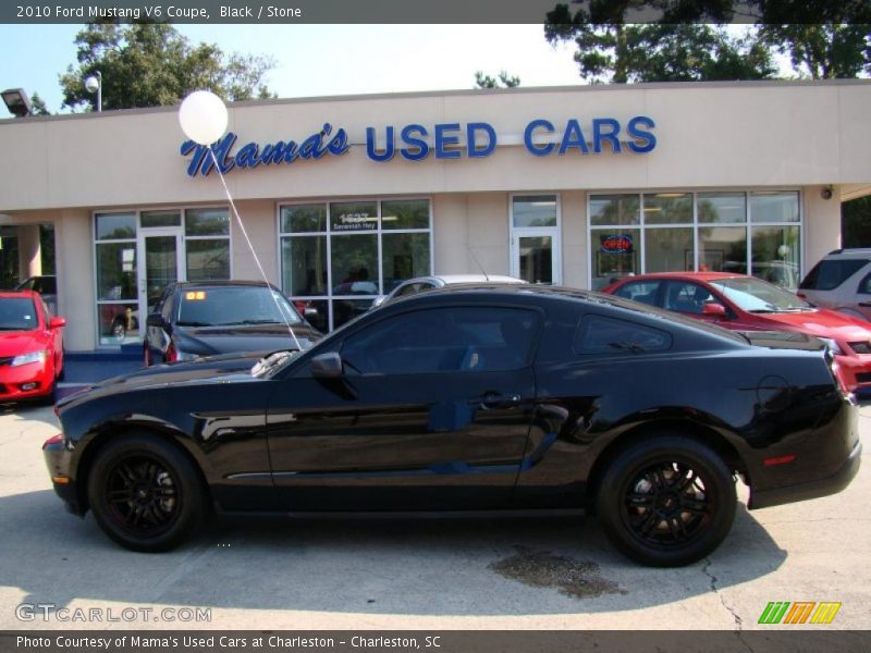 Black / Stone 2010 Ford Mustang V6 Coupe