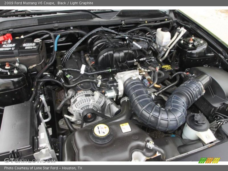 Black / Light Graphite 2009 Ford Mustang V6 Coupe