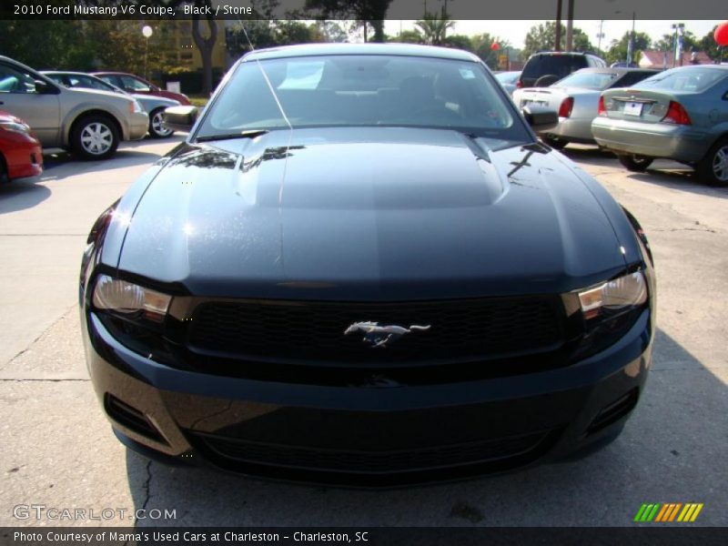 Black / Stone 2010 Ford Mustang V6 Coupe