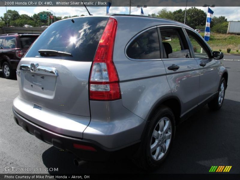 Whistler Silver Metallic / Black 2008 Honda CR-V EX 4WD