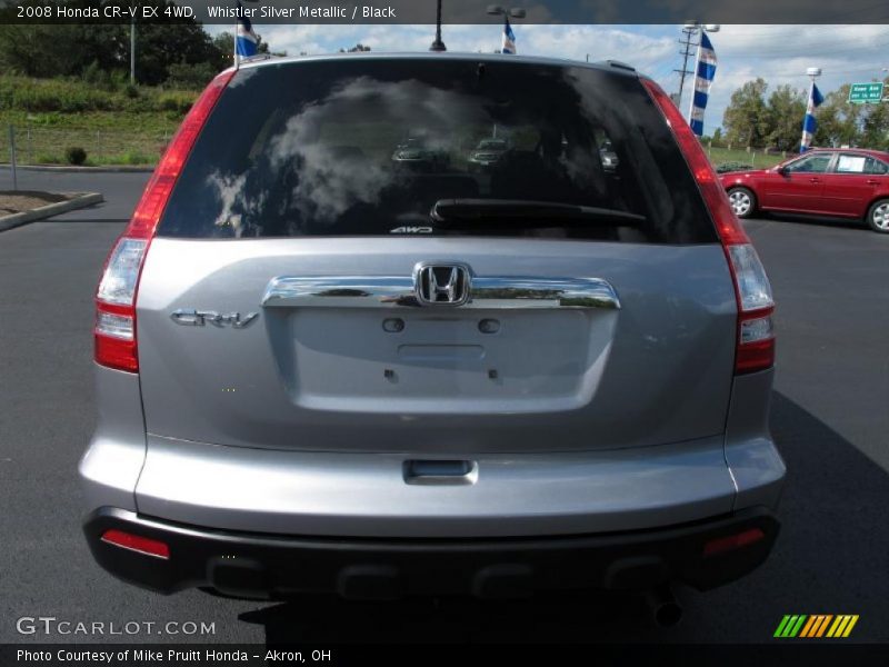 Whistler Silver Metallic / Black 2008 Honda CR-V EX 4WD