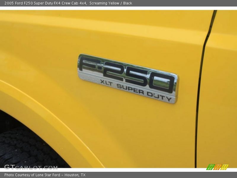Screaming Yellow / Black 2005 Ford F250 Super Duty FX4 Crew Cab 4x4