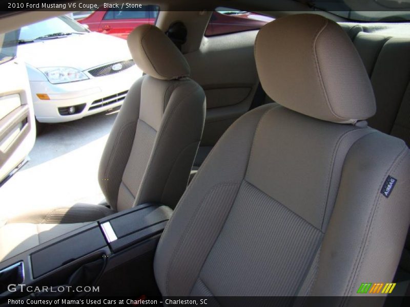 Black / Stone 2010 Ford Mustang V6 Coupe