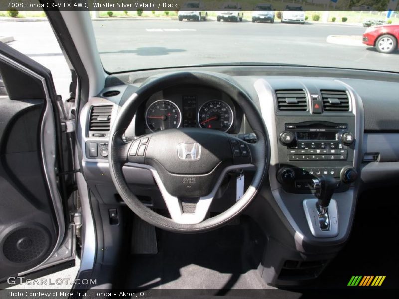 Whistler Silver Metallic / Black 2008 Honda CR-V EX 4WD
