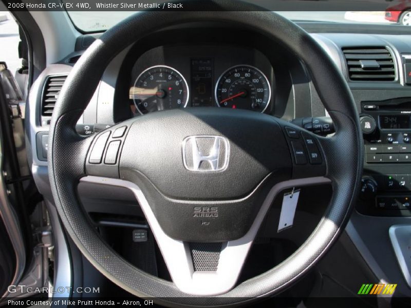 Whistler Silver Metallic / Black 2008 Honda CR-V EX 4WD