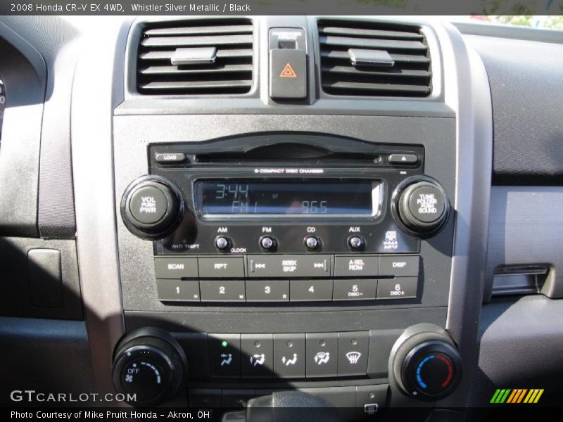 Whistler Silver Metallic / Black 2008 Honda CR-V EX 4WD