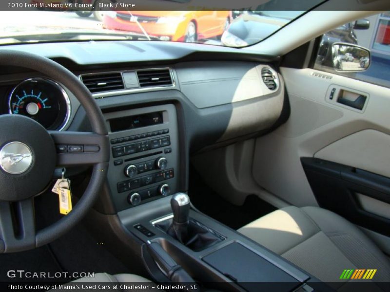 Black / Stone 2010 Ford Mustang V6 Coupe