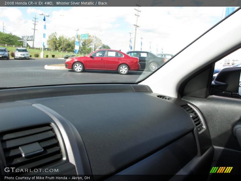 Whistler Silver Metallic / Black 2008 Honda CR-V EX 4WD