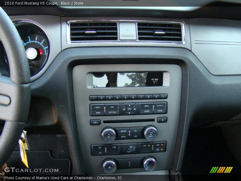 Black / Stone 2010 Ford Mustang V6 Coupe