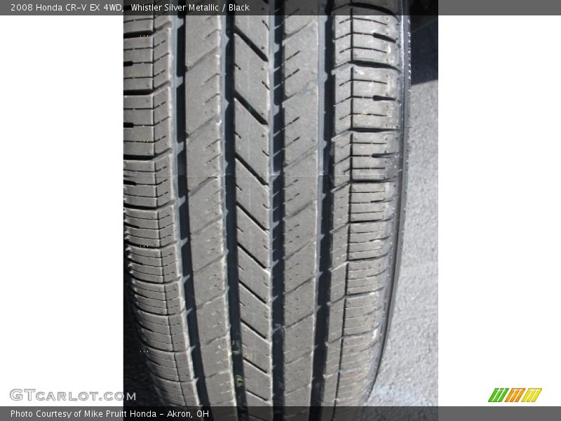 Whistler Silver Metallic / Black 2008 Honda CR-V EX 4WD