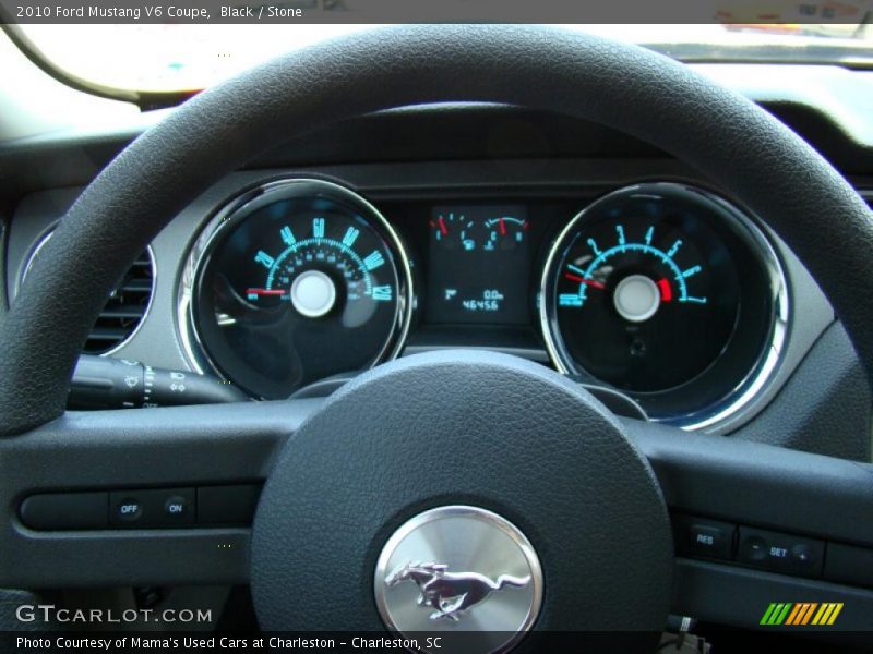 Black / Stone 2010 Ford Mustang V6 Coupe