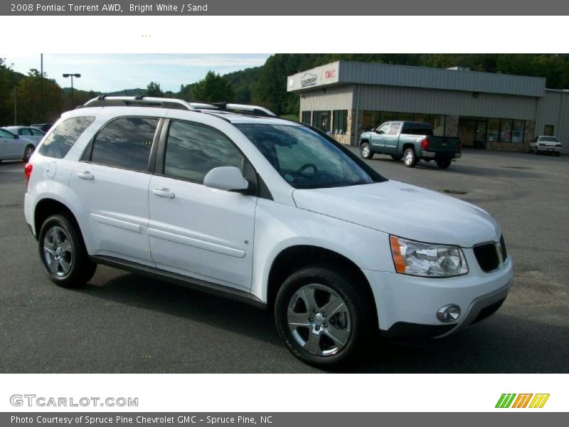 Bright White / Sand 2008 Pontiac Torrent AWD