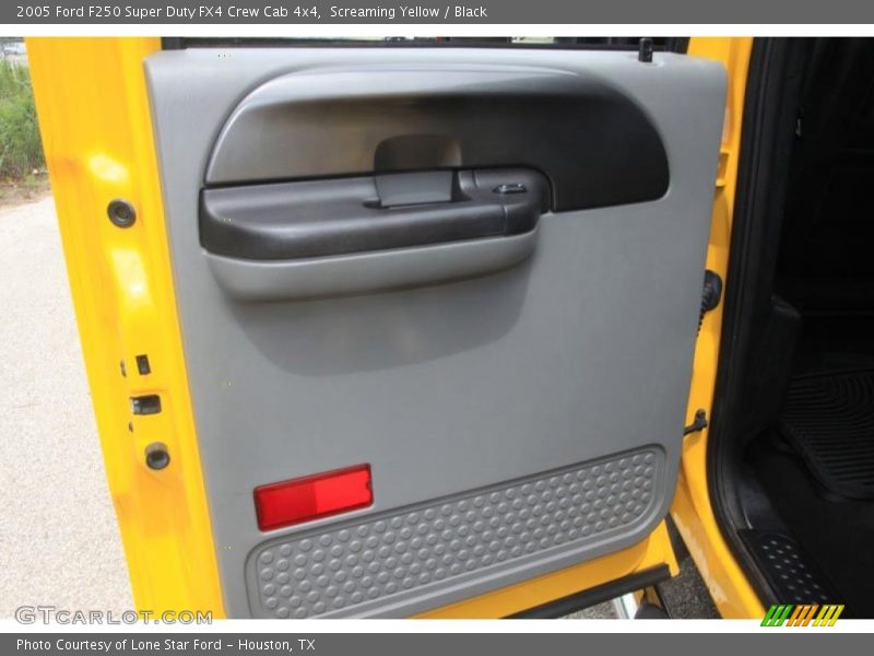Screaming Yellow / Black 2005 Ford F250 Super Duty FX4 Crew Cab 4x4