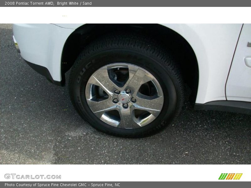 Bright White / Sand 2008 Pontiac Torrent AWD