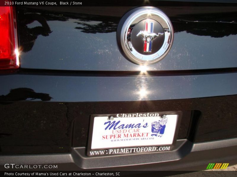 Black / Stone 2010 Ford Mustang V6 Coupe