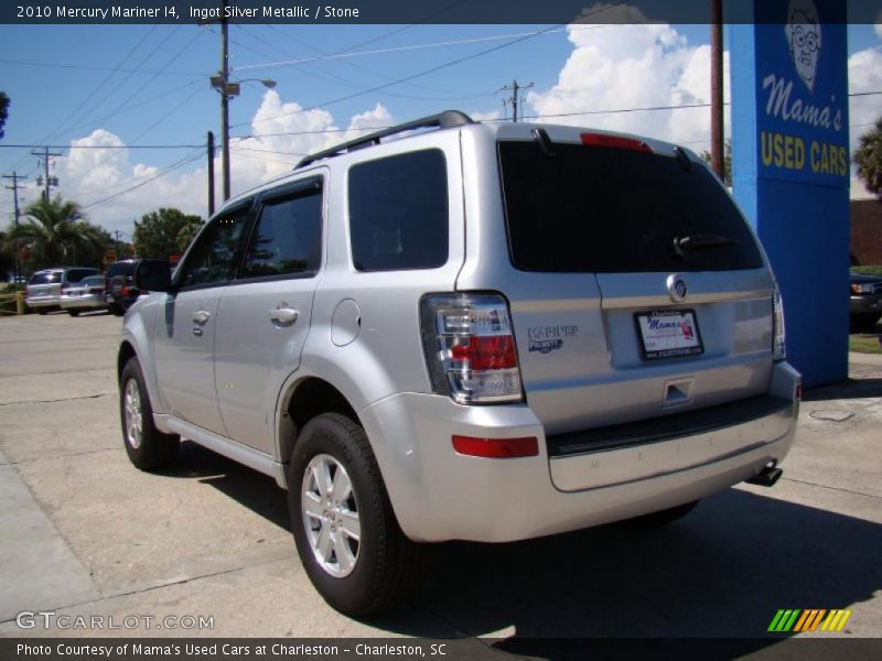 Ingot Silver Metallic / Stone 2010 Mercury Mariner I4